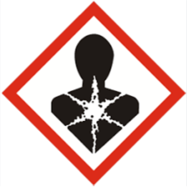 Zeigt das Symbol auf Verpackungen auf Gefahrstoffe hinweist.